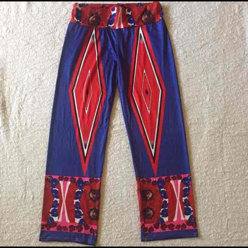 Boho Flowy Silk Pants